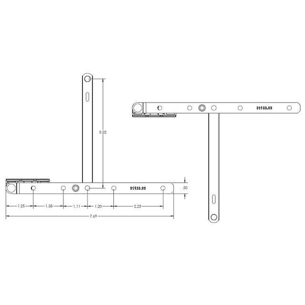 Strybuc HGE CSM LL-UR ARM - 1/2 EG SP 28-15-61A - main